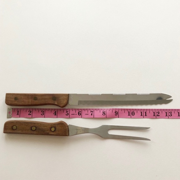 VTG Pierre Santini Carving Knife & Fork Set Japan - Picture 9 of 9